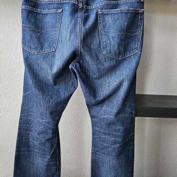 Ralph Lauren The Varick Slim/Straight 36/32 Dark Blue - Picture 3 of 9